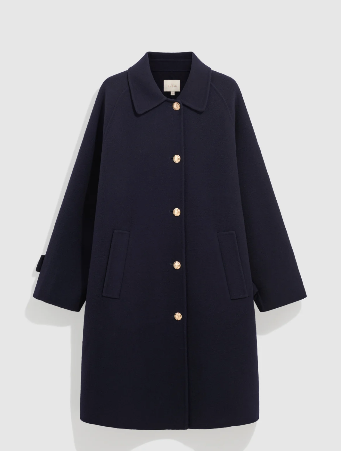 Trench droit en laine double face - ANET