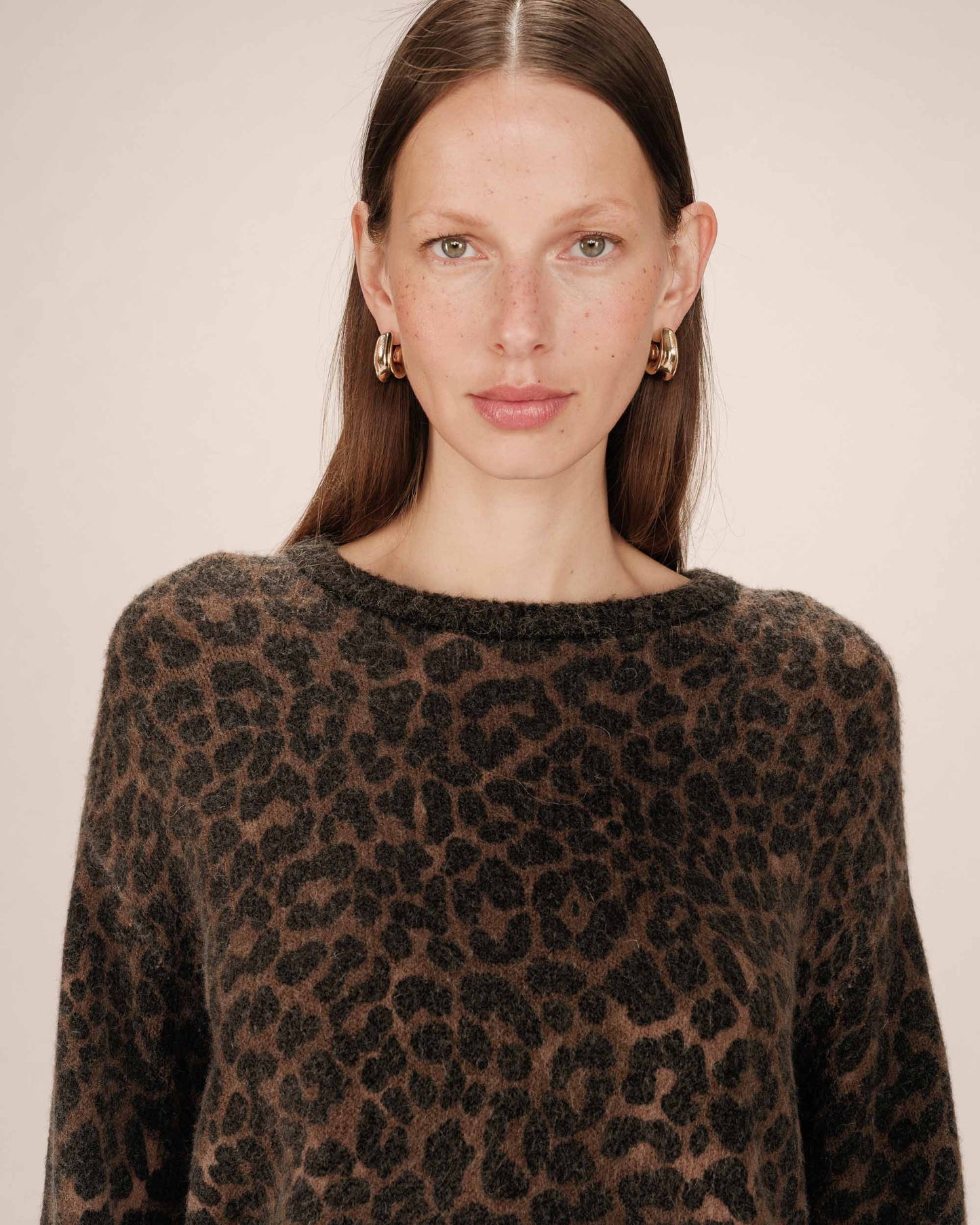 PULL MOTIF LEOPARD SANTIGOLD