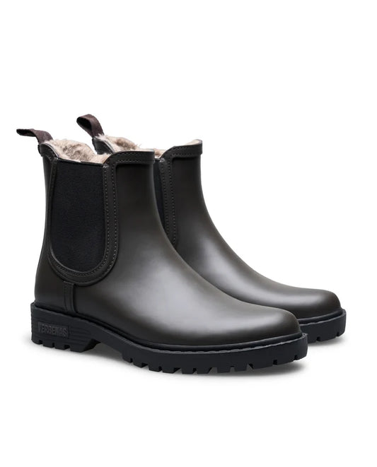 Bottes de Pluie Gaudi Fur Smooth Brown/Black