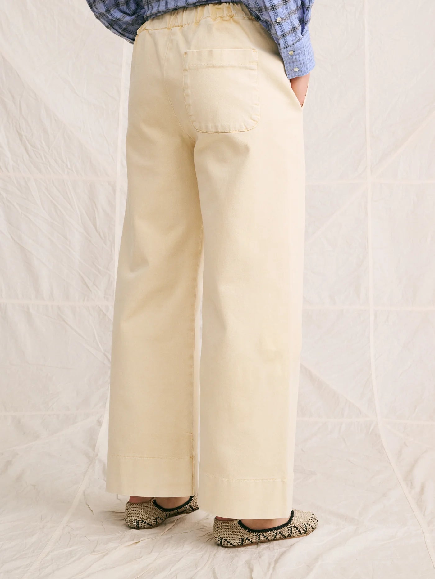 PANTALON JIMMY COTON Cream