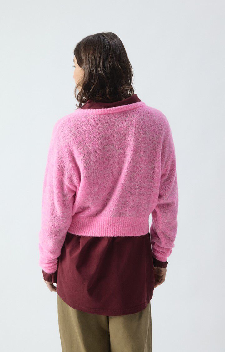 PULL FEMME NUGGY PETUNIA FLUO CHINE