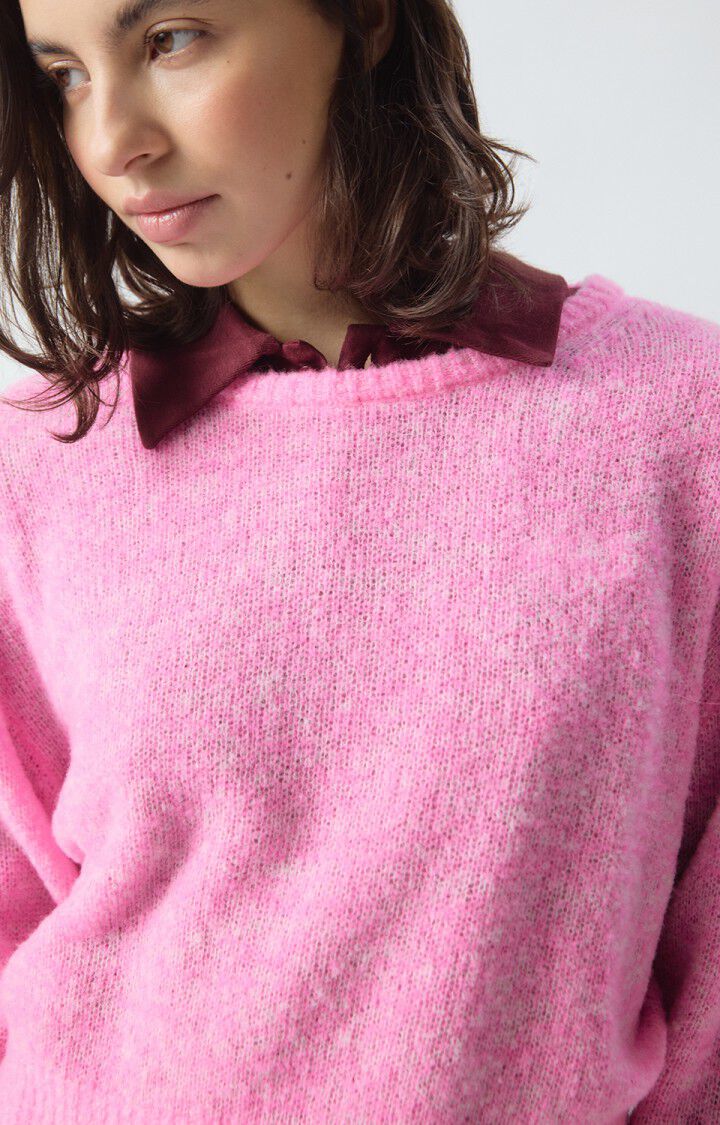 PULL FEMME NUGGY PETUNIA FLUO CHINE