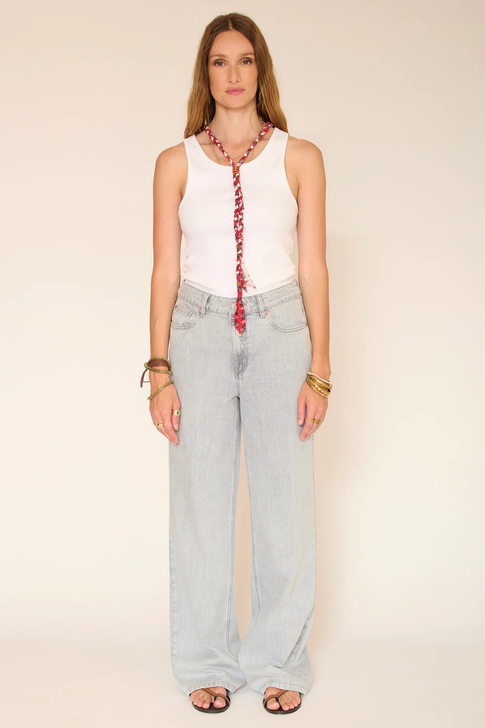 JEAN - POKA TOKYO BLACK DENIM-GREY - SAN ANTONIO WASH