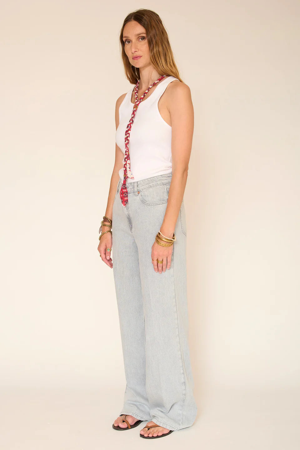 JEAN - POKA TOKYO BLACK DENIM-GREY - SAN ANTONIO WASH