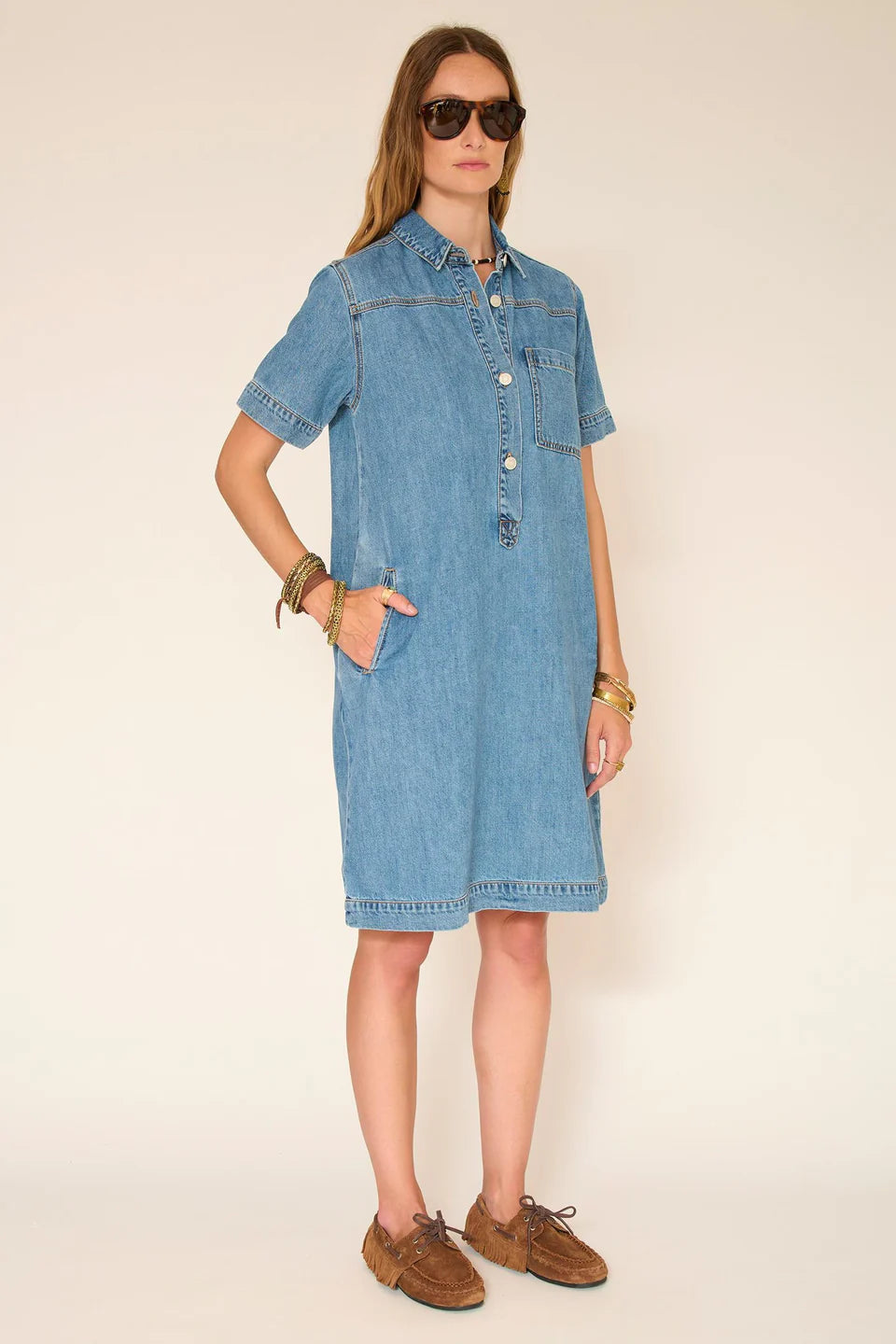 ROBE - ROSALIE SHIBUYA-BLUE - MIDWEST WASH