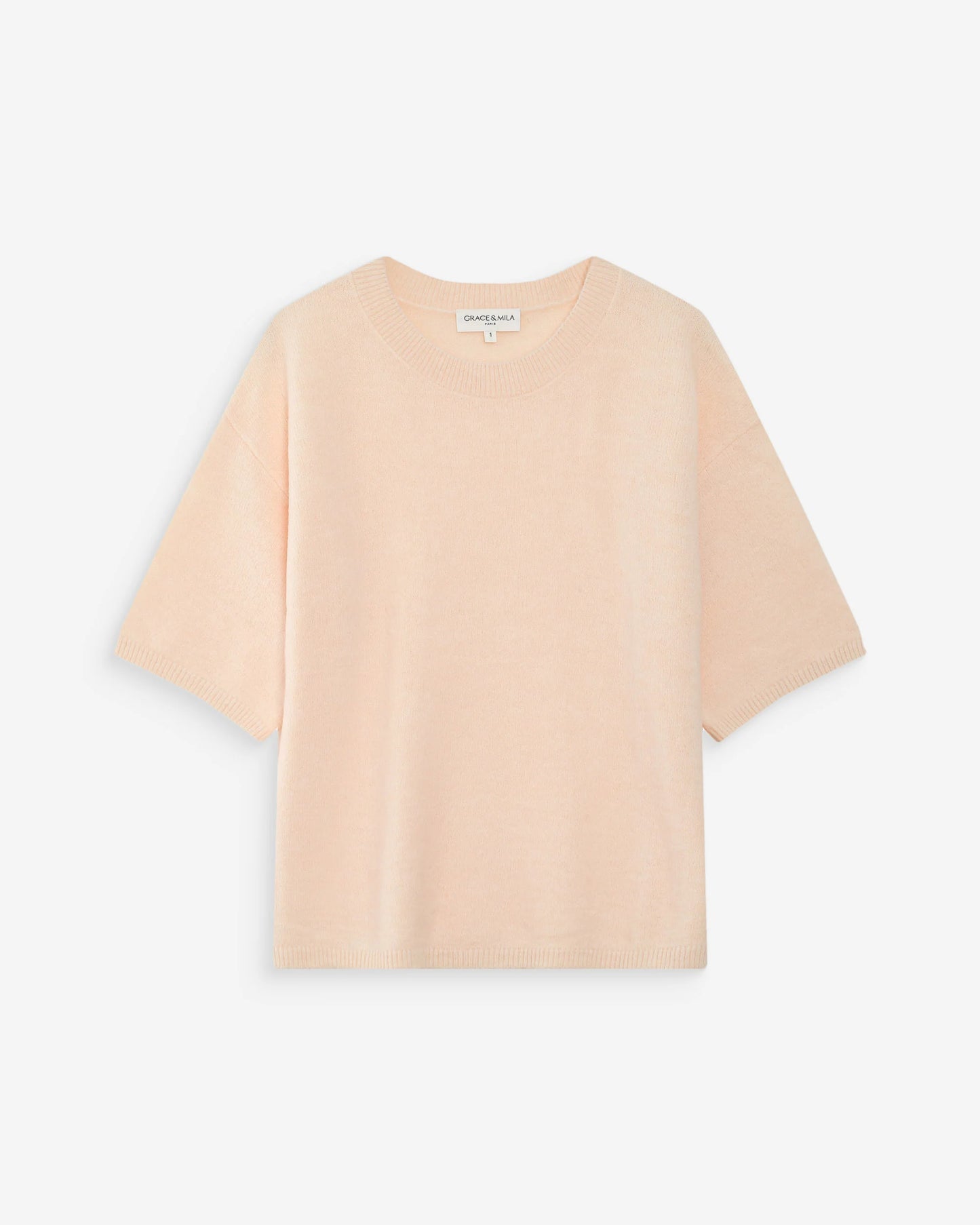 PULL EN LAINE ET ALPAGA AMANDE VAMOS