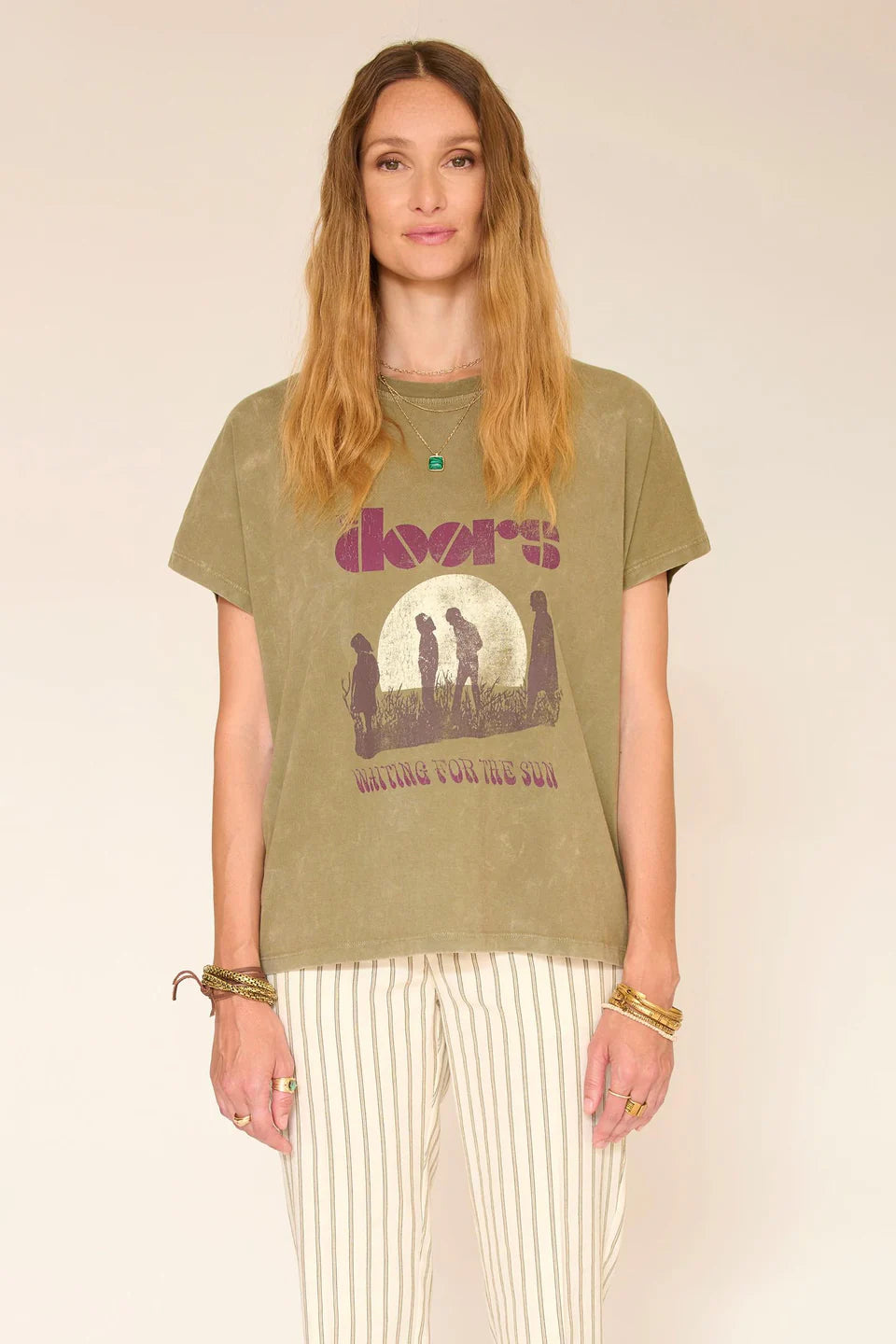 TSHIRT - TREMPY.DOORS-KAKI