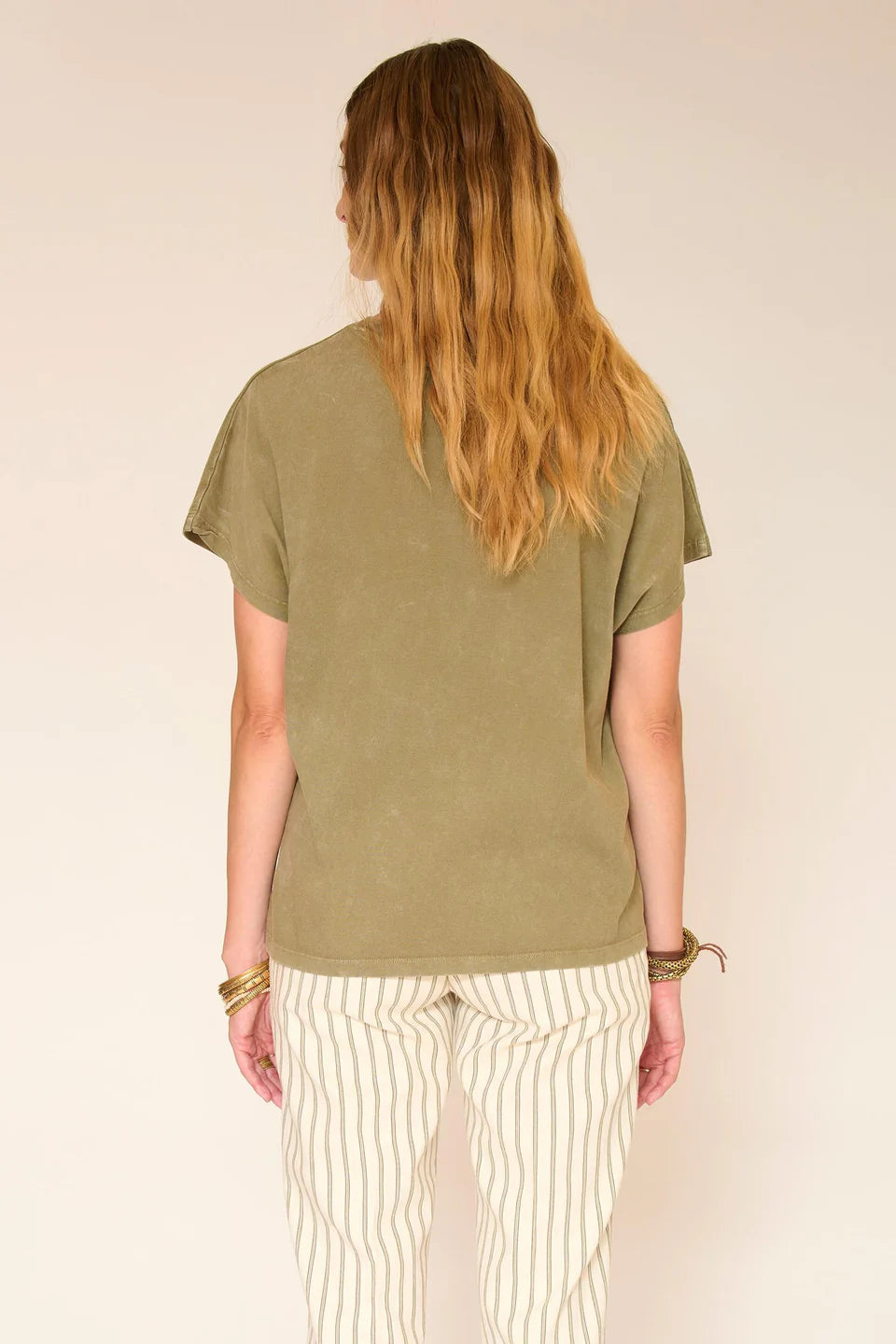TSHIRT - TREMPY.DOORS-KAKI