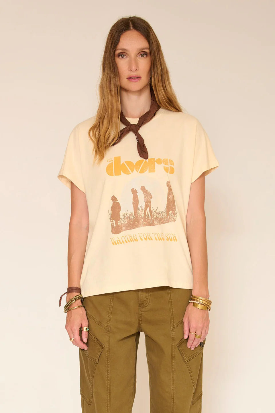 TSHIRT - TREMPY.DOORS-NATURAL