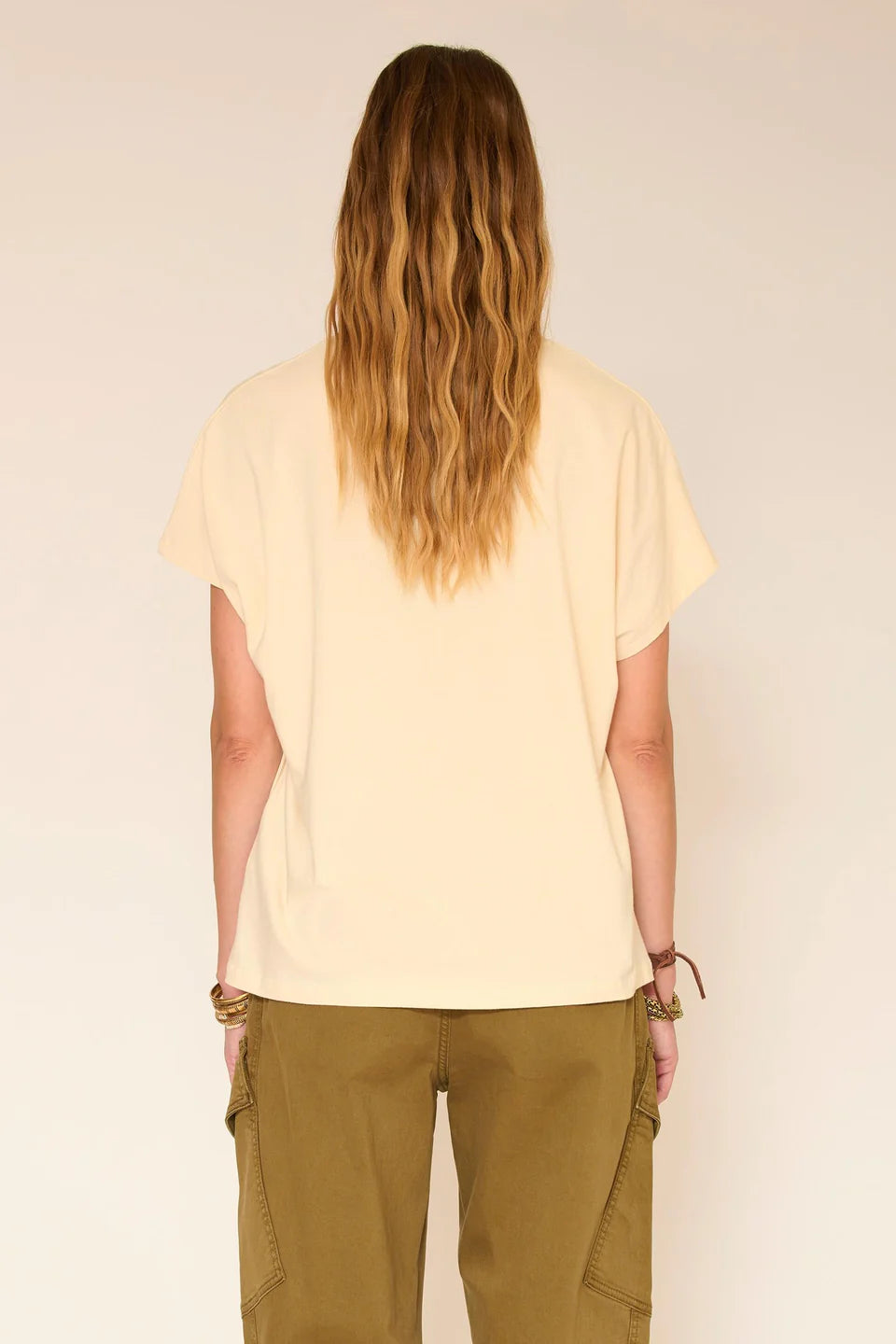 TSHIRT - TREMPY.DOORS-NATURAL