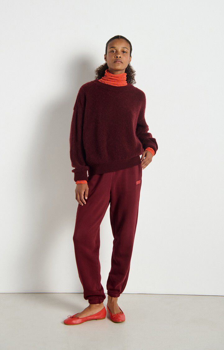 PULL FEMME VITOW Grenat Chiné