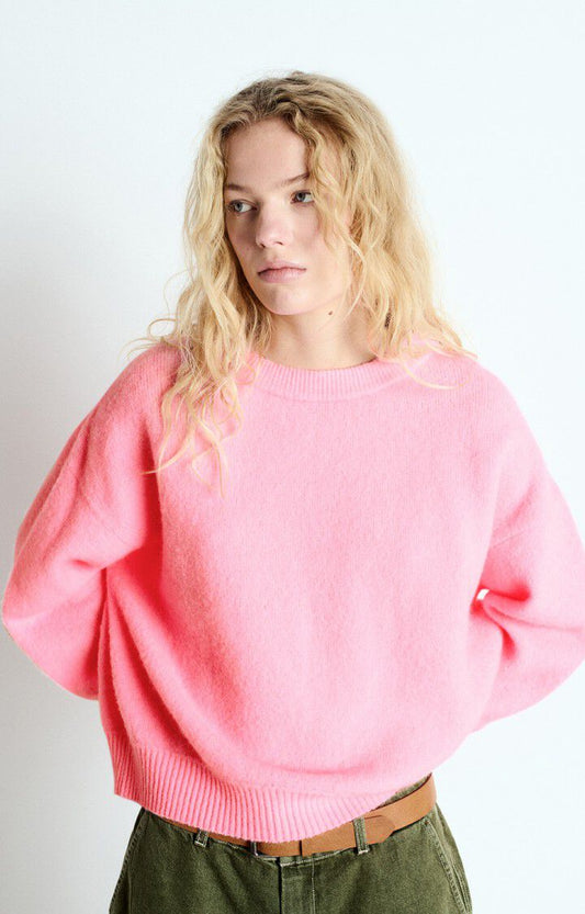 PULL FEMME VITOW Rose Chiné