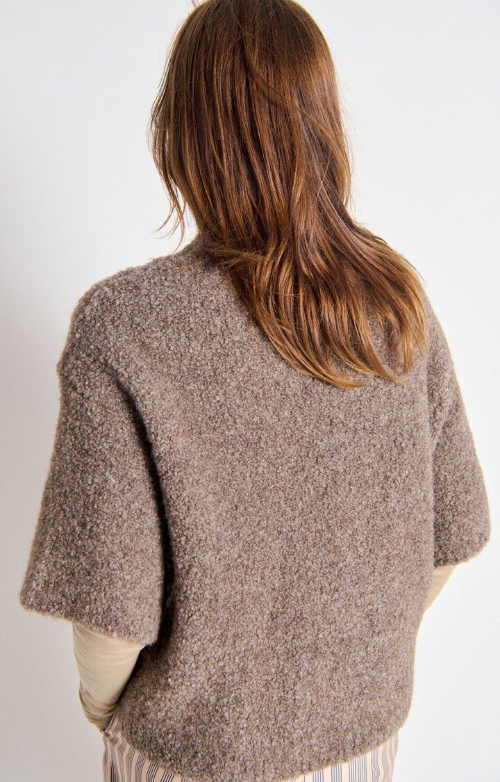 PULL FEMME ZOLLY Taupe Chiné