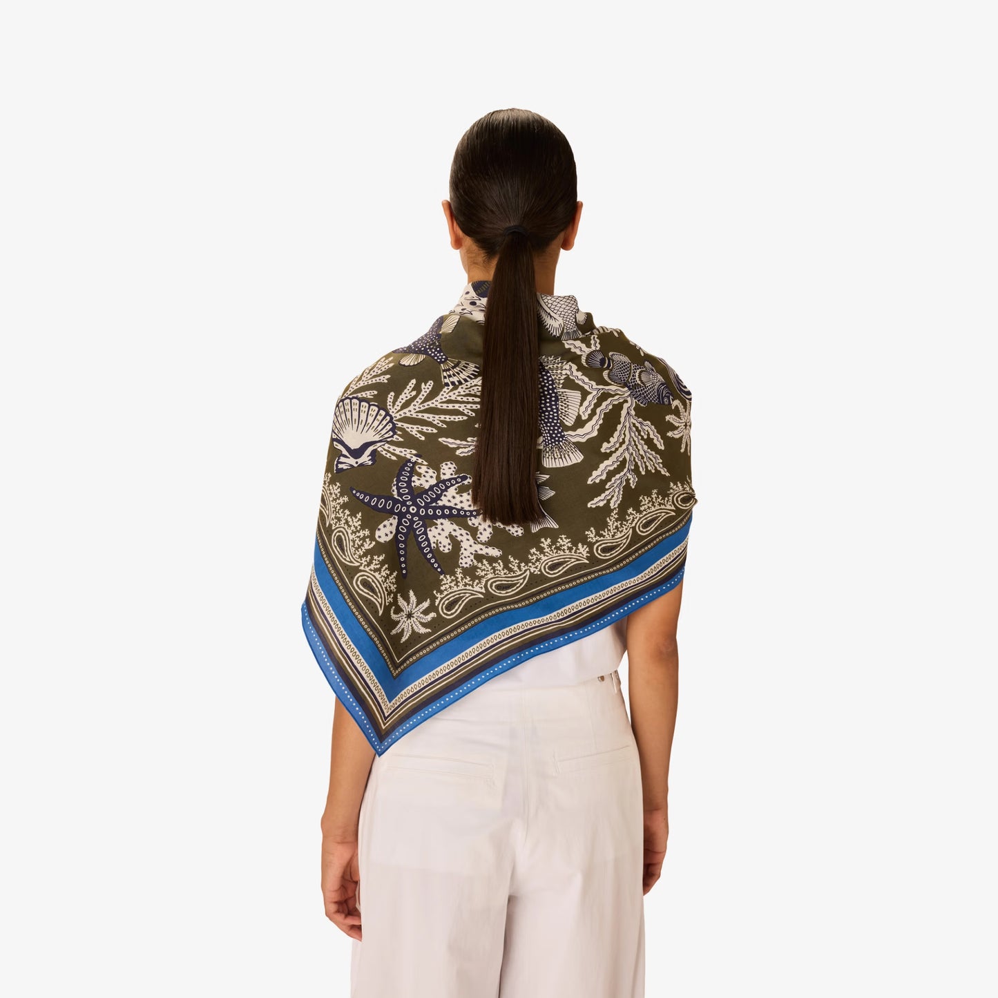 Carré 100 - Neptune - kaki