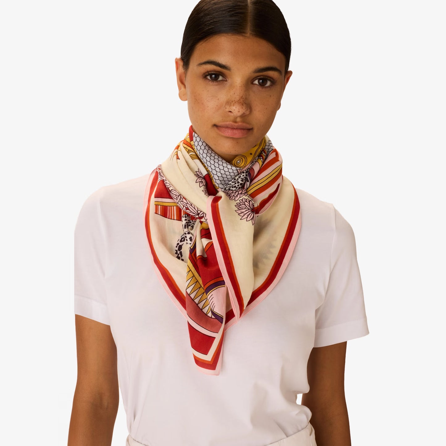 Carré 100 - Taj - Blanc