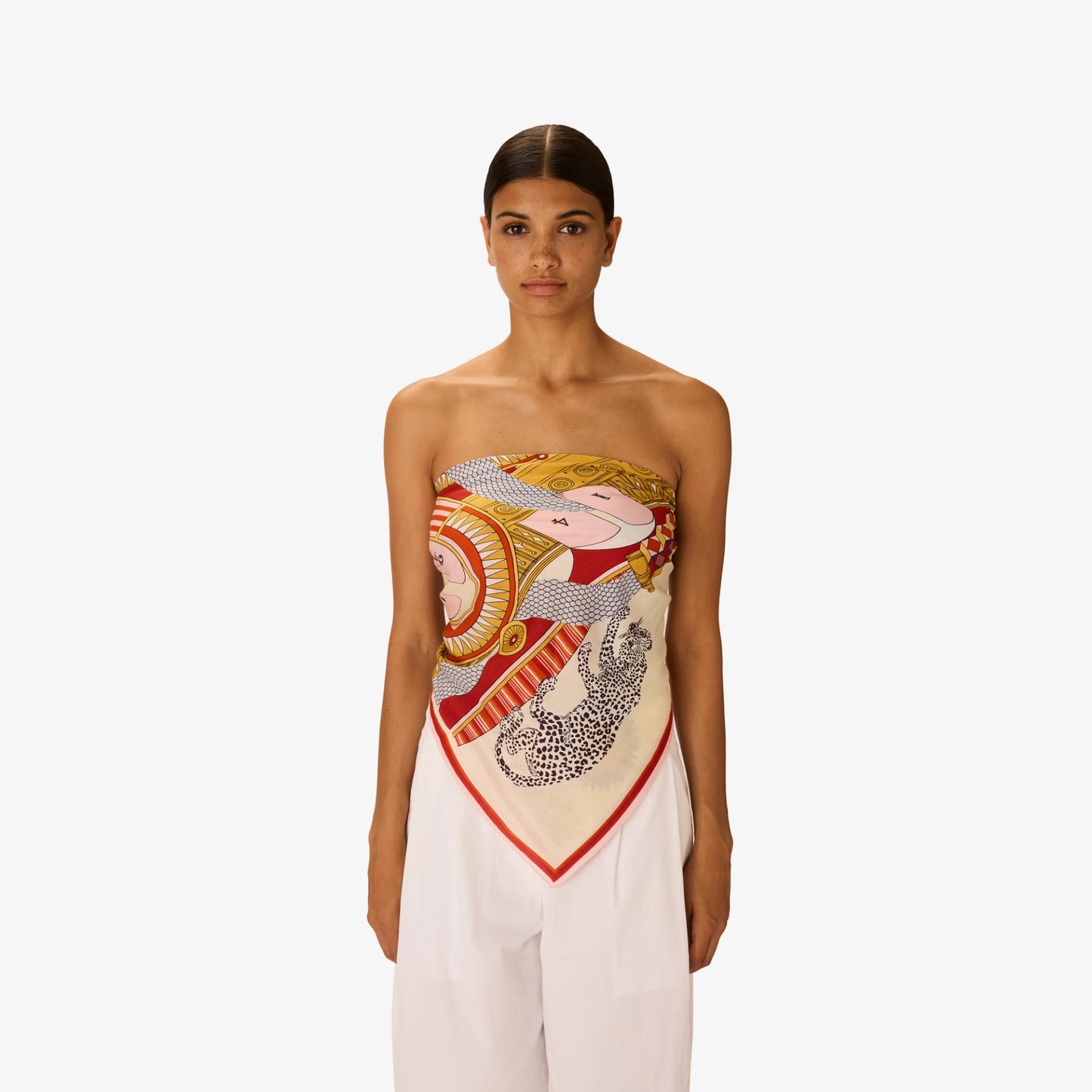 Carré 100 - Taj - Blanc