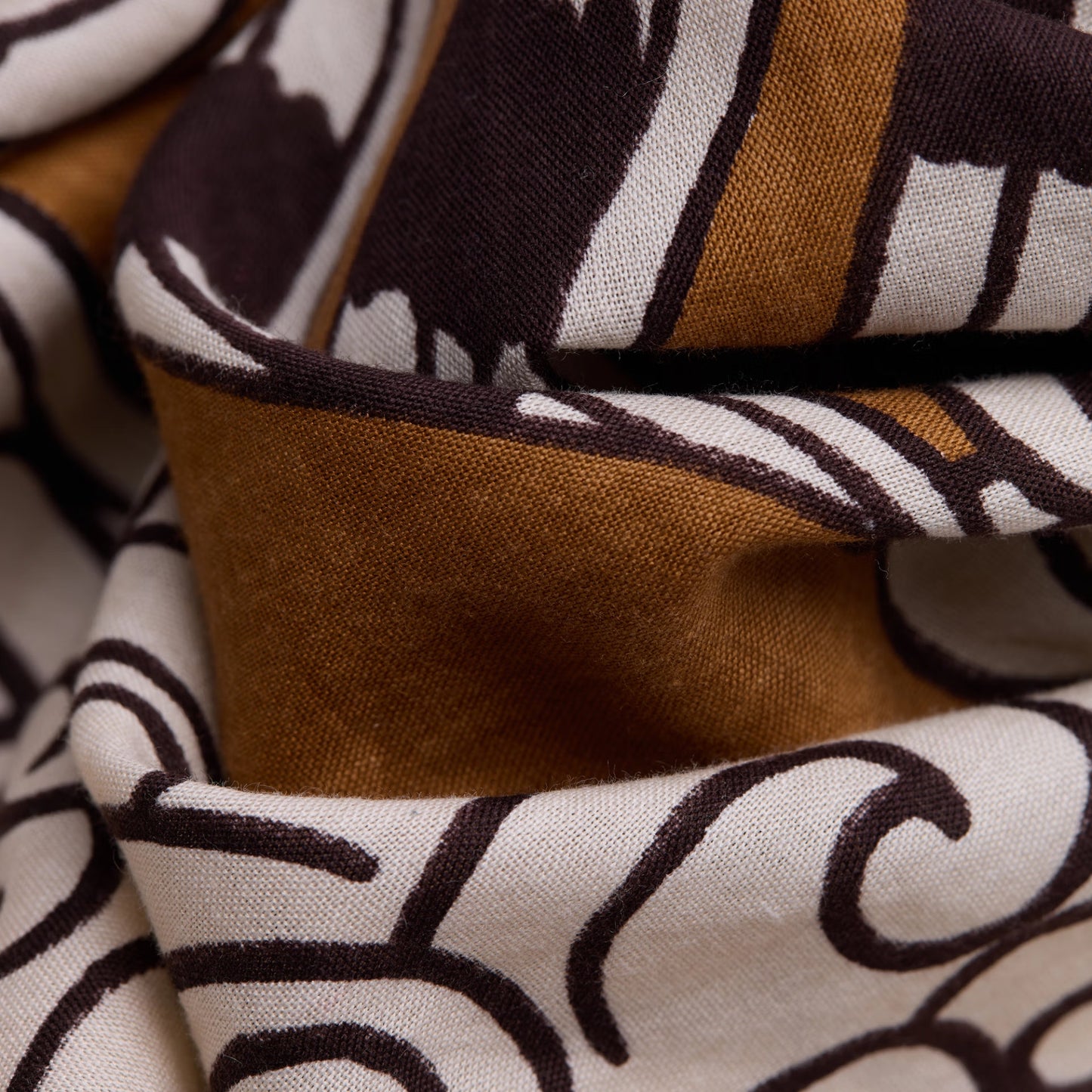 Écharpe 100 - Vague - Mordoré