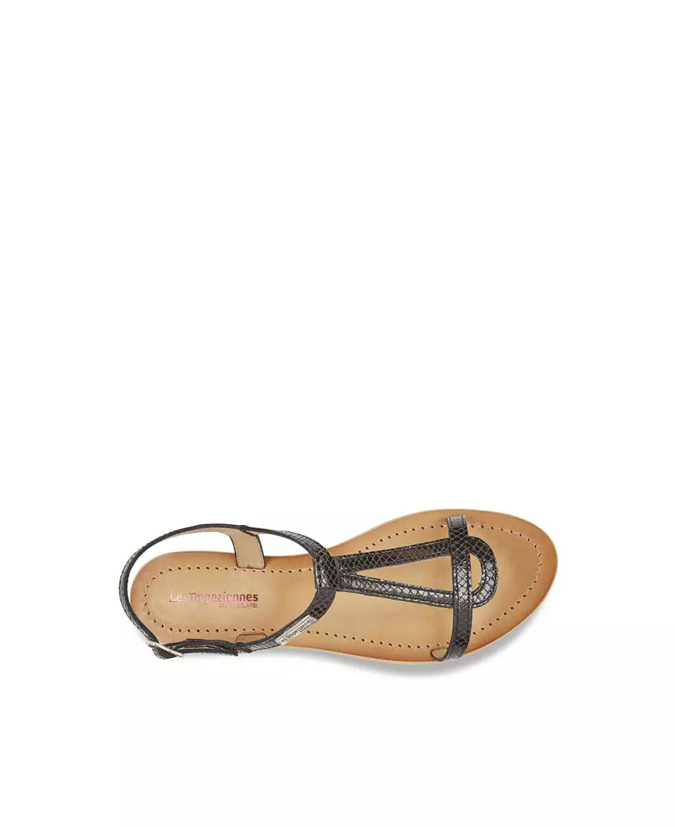 Sandales HAMAT Noir Serpent