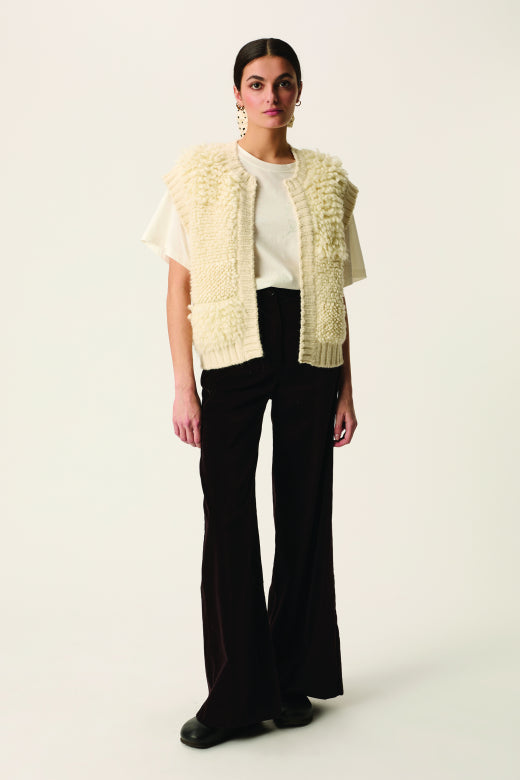 GILET BONGO CREME