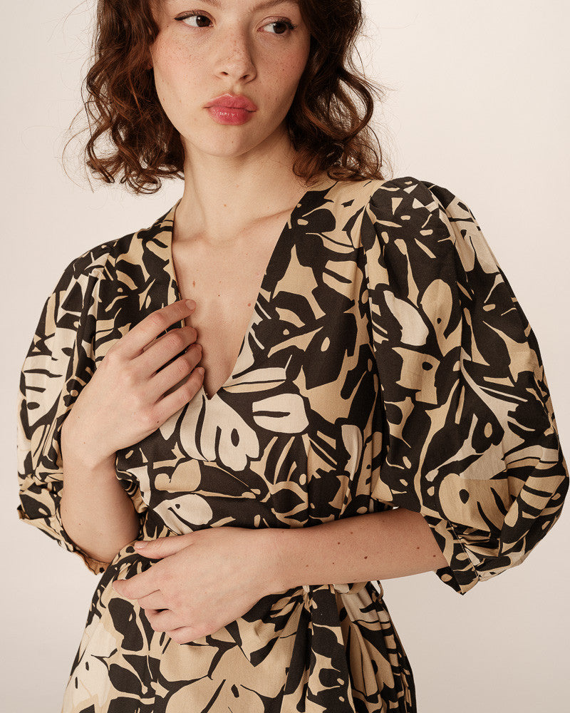ROBE LONGUE BEIGE PIERINO