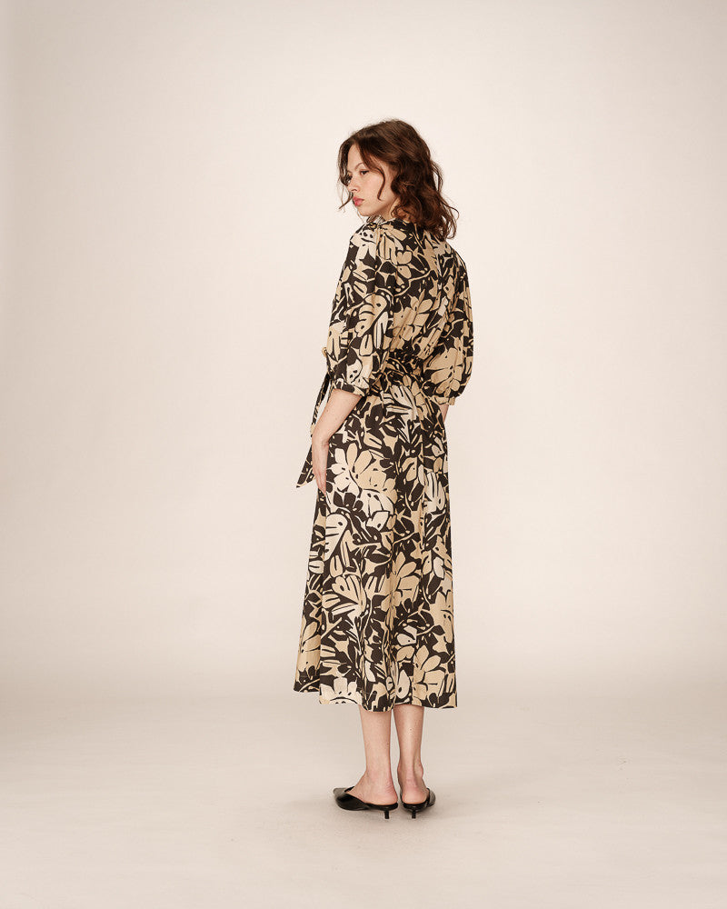 ROBE LONGUE BEIGE PIERINO