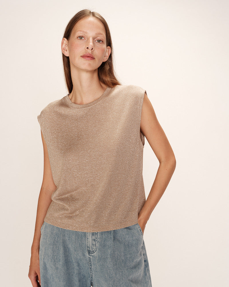 T-SHIRT TAUPE RIMBAUD